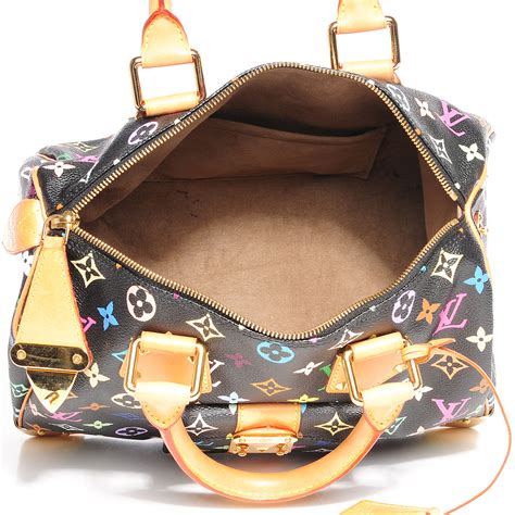 louis vuitton speedy 30 multicolor black